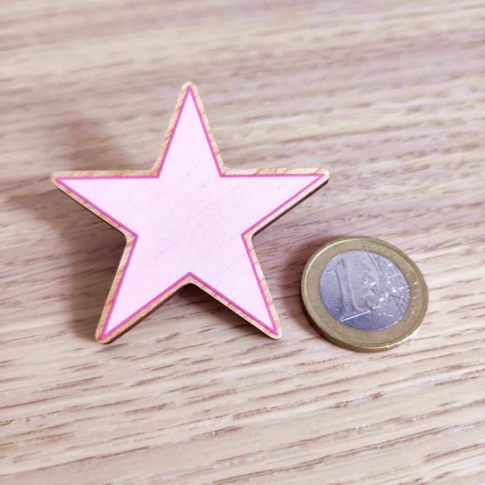 Pink Star Pin