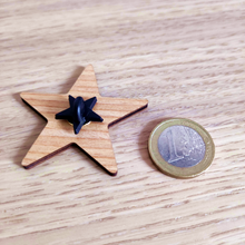 Load image into Gallery viewer, Iridescent Star Pin